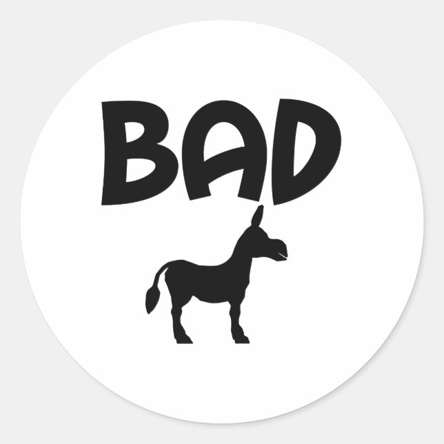 ADESIVO BADASS FUNNY (Frente)