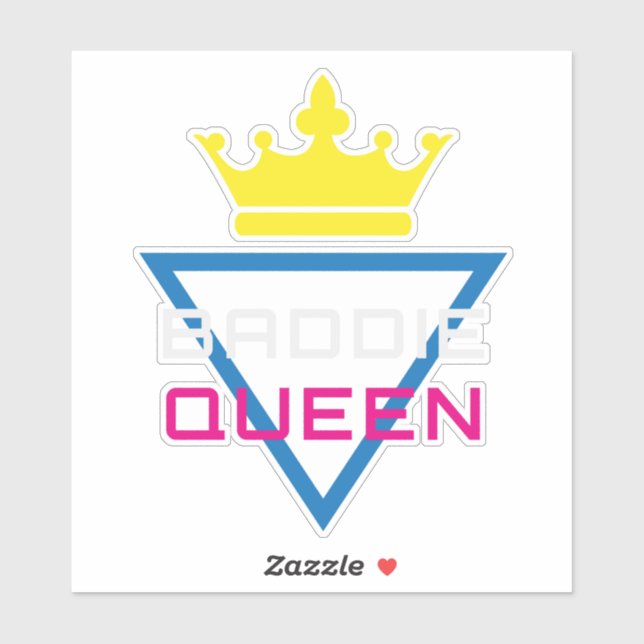 Adesivo Baddie Queen Crown Y2K (Folha)