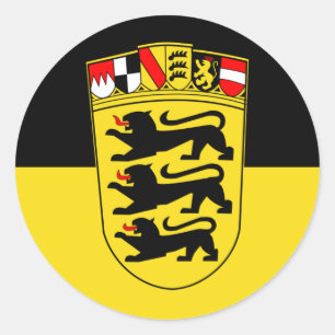 Adesivo Baden-Württemberg (State, Greater Arms), Alemanha