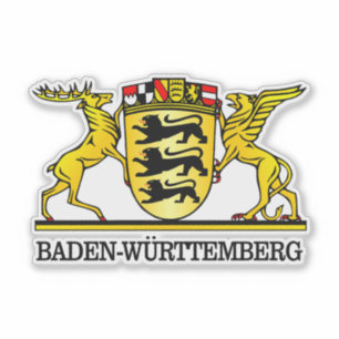 Adesivo Baden-WurWürttemberg Wappen