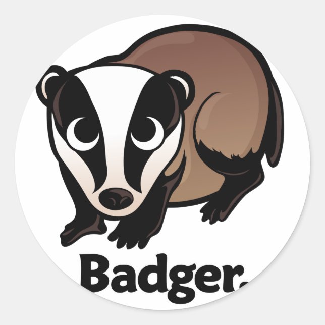Adesivo Badger. (Frente)