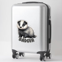 BADGER - NURSERY STICKER