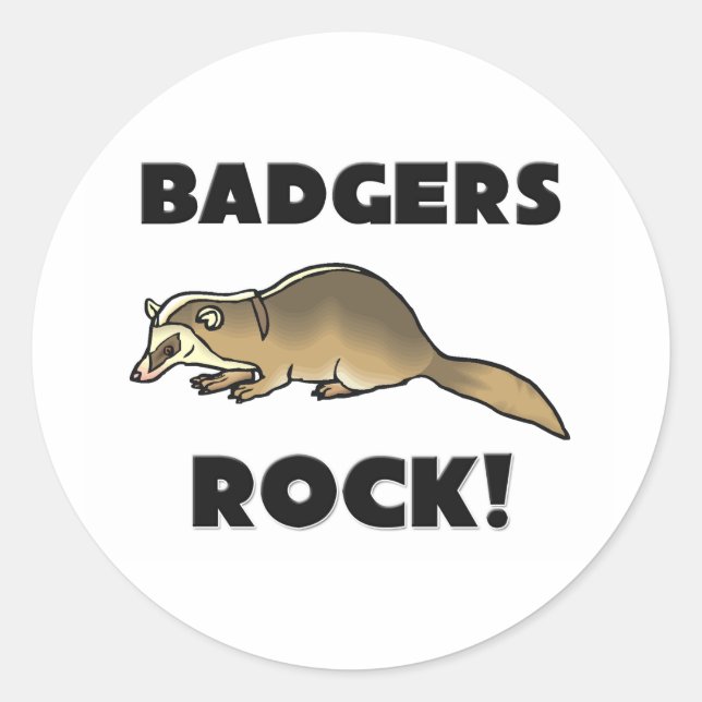 Adesivo Badgers Rock (Frente)