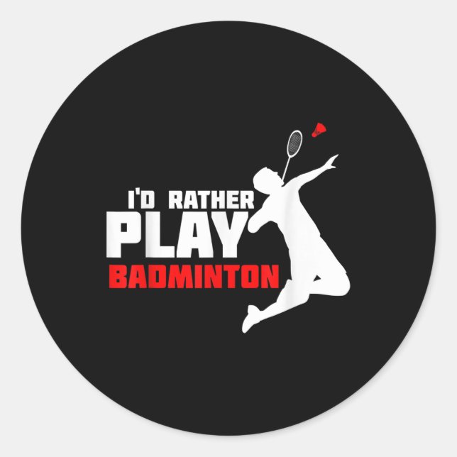 Adesivo Badminton (Frente)