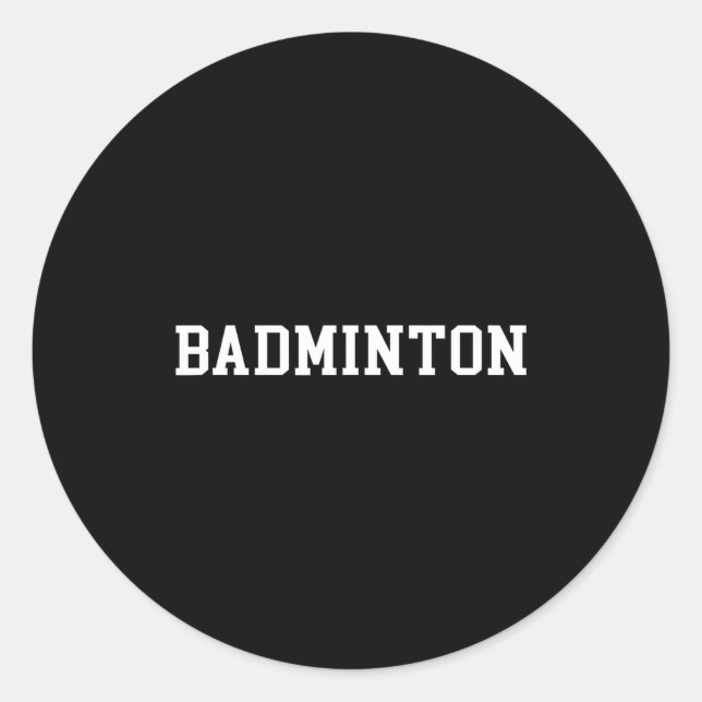 Adesivo Badminton _1  (Frente)