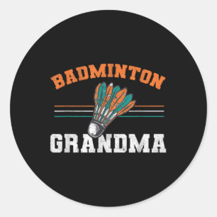 Adesivo Badminton Avó Avó Birdie Mulheres Badmint