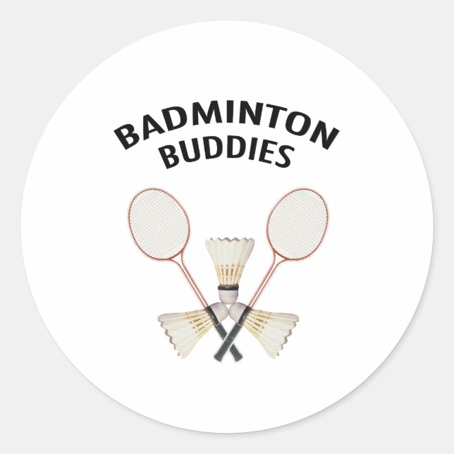 Adesivo Badminton Buddies (Frente)