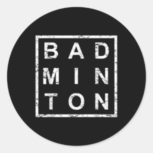 Adesivo Badminton Elegante