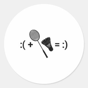 Adesivo Badminton Game Shuttle Sport Badminton