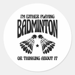 Adesivo Badminton Mãe Shuttle Racket