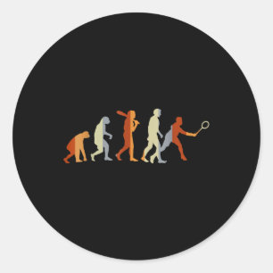 Adesivo Badminton Player Sport Gift Evolution Badminton