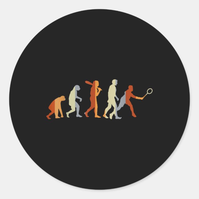 Adesivo Badminton Player Sport Gift Evolution Badminton (Frente)