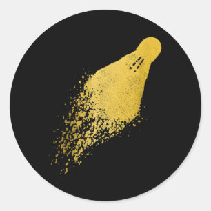 Adesivo Badminton Player Vintage Badminton