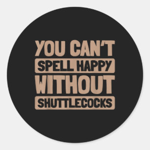 Adesivo Badminton Racquet - Desligamento da Equipe de Rack