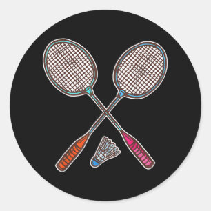 Adesivo Badminton Racquet E Shuttles Professional Badmin
