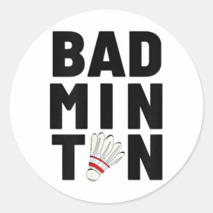 Adesivo Badminton Shuttle