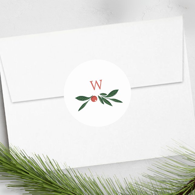 Adesivo bagas festivas tradicionais, verde e natal vermelh (Criador carregado)