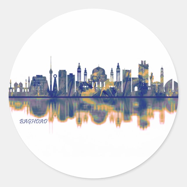 Adesivo Baghdad Skyline (Frente)
