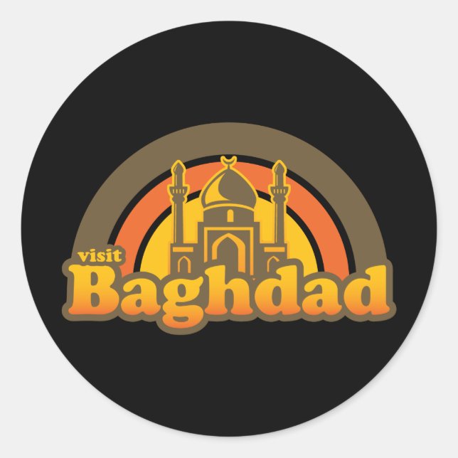 Adesivo Baghdad Super Retro (Frente)