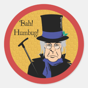 Adesivo Bah! Humbug! Ebenezer Scrooge