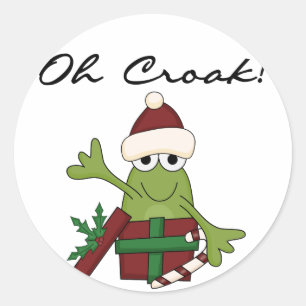 Adesivo Bah Humbug Sapo Camisetas de Natal e presentes