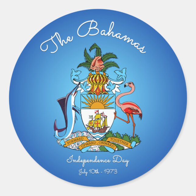 Adesivo Bahamas Casaco de armas (Frente)