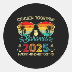 Adesivo Bahamas Cruise 2025 Família Matching Cruise Bahama