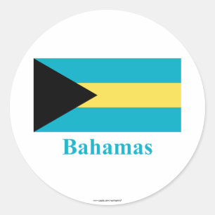 Adesivo Bahamas embandeiram com nome