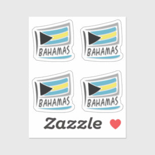 Adesivo Bahamas Pride X Flag