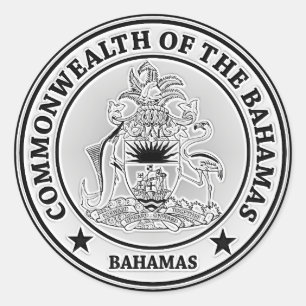 Adesivo Bahamas Round Emblem