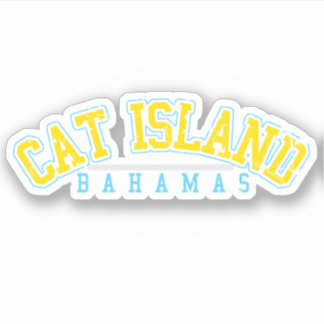 Adesivo Bahamas Sticker Cat Island Vacise Cruise