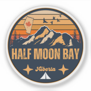 Adesivo Baía da Meia Lua, Alberta