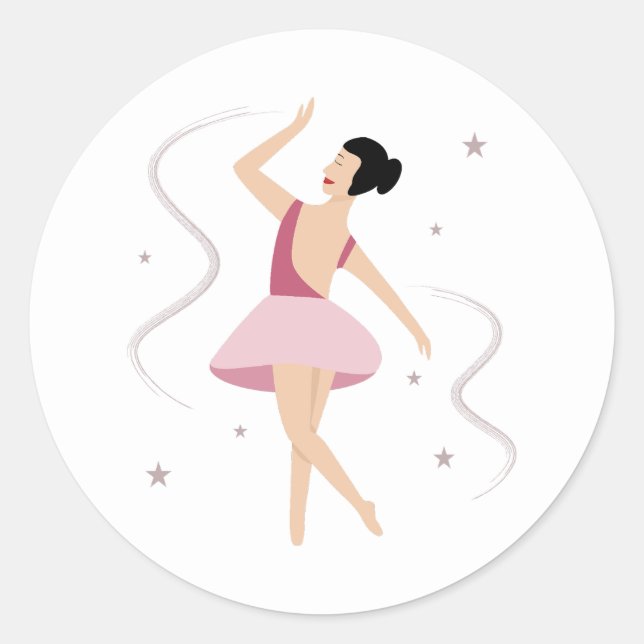Adesivo Bailarina de ballet (Frente)