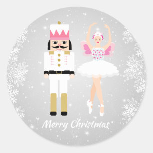 Adesivo Bailarina do Natal & Nutcracker, flocos de neve