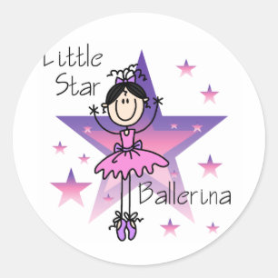 Adesivo Bailarina Little Star-Cabelo Preto