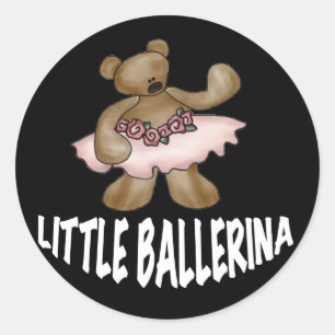 Adesivo Bailarina pequena do urso