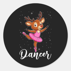 Adesivo Bailarina Rena Pijama De Natal Ballet