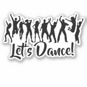 Adesivo Bailarinos personalizáveis