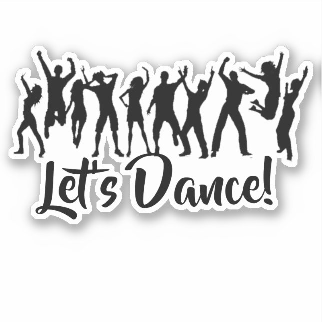 Adesivo Bailarinos personalizáveis (Frente)