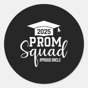 Adesivo Baile de formatura Squad 2025 Orgulhoso Tio Baile