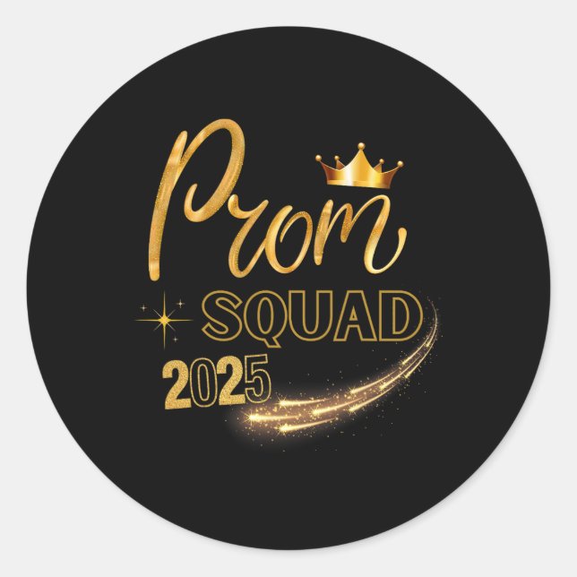 Adesivo Baile de formatura Squad Graduation Cl De 2025 Par (Frente)