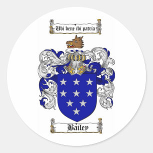 ADESIVO BAILEY FAMILY CREST - BAILEY CASACO DE ARMAS