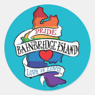Adesivo Bainbridge Island LGBT Pride Stickers