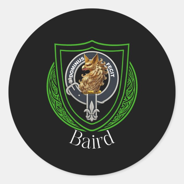 Adesivo Baird Scottish Clan Crest (Frente)