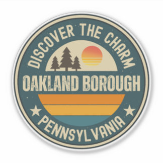 Adesivo Bairro de Oakland, Pensilvânia