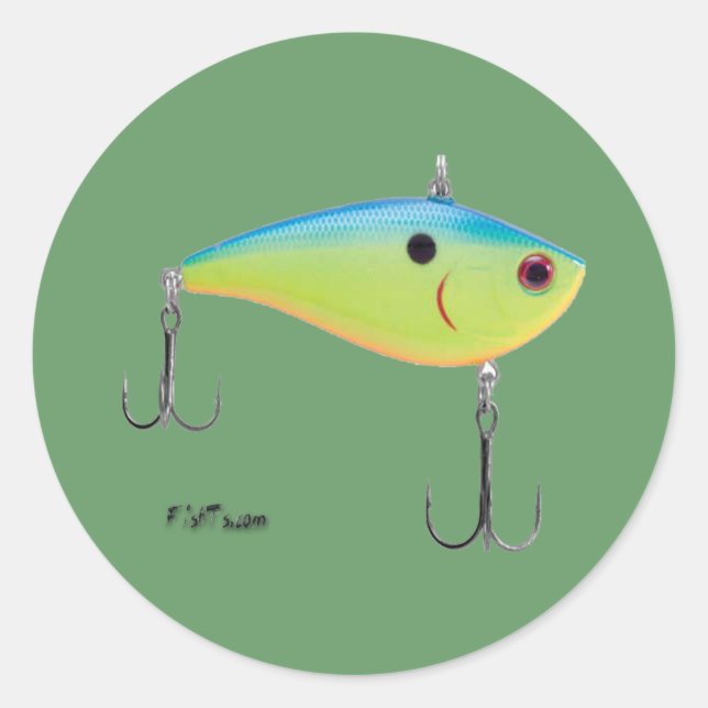 Adesivo Baits de peixe artificiais por FishTs (Frente)