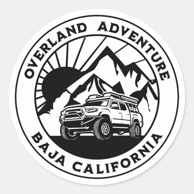 Adesivo Baja California Overland Truck (Frente)