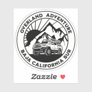 Adesivo Baja California Sur Overland Truck