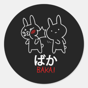 Adesivo Baka Anime Ga Otaku Rabbit Slap Japonês
