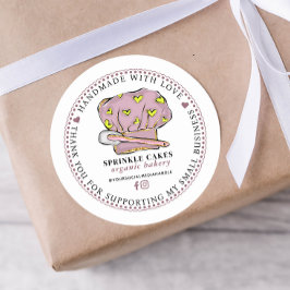 Adesivo Bakery Obrigado Pela Sua Empresa